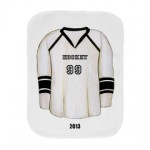 Personalized Hockey Jersey Burp Cloth