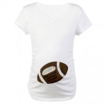 Personalized Football Maternity T-shirt
