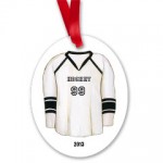 Personalized Hockey Jersey Ornament