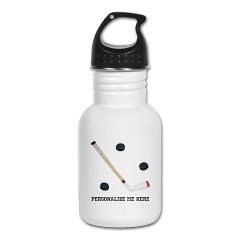 Personalized Hockey Water Bottle