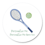 Personalized Tennis Car Magnet