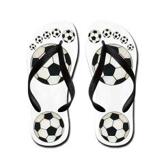 Soccer Flip Flops
