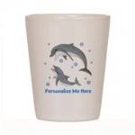 Personalized - Dolphin Shot Glass