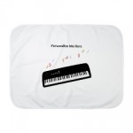 Keyboard Baby Blanket - Personalized
