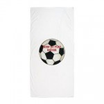 Soccer Ball Beach Towel that can be Personalized