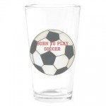 Soccer Drinking Glass