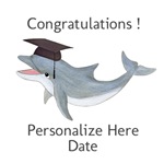 Personalized Graduation Dolphin